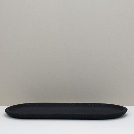 Single Black Granite Incense Tray