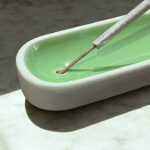 Ceramic Incense Holder Long Green - Image 2